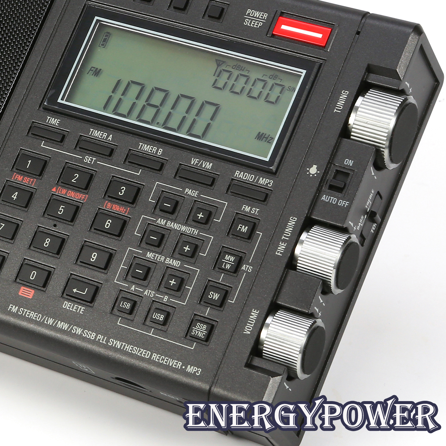 EnergyPower ハイエンド短波ラジオ TECSUN PL-680 SSB